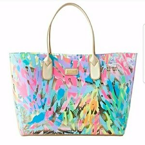 Lilly Pulitzer Sparkling Sands Breezy Tote NWT